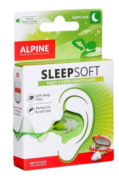 ALPINE Sleep Soft Ohrstöpsel 25 dB Kunststoff, 1 St.