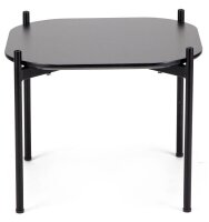 meet powered by PAPERFLOW meet Beistelltisch quadratisch MDF-Platte schwarz 50,0 x 50,0 x 40,0 cm, 1 St.