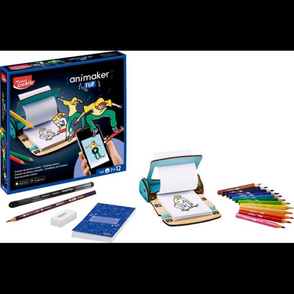 Maped® Creativ Daumenkino action Malset farbsortiert, 1 St.