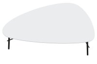 meet powered by PAPERFLOW LAZY Beistelltisch Trapezform...