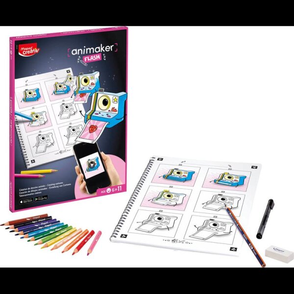 Maped® Creativ Comic-Gestalter poetic Malset farbsortiert, 1 St.