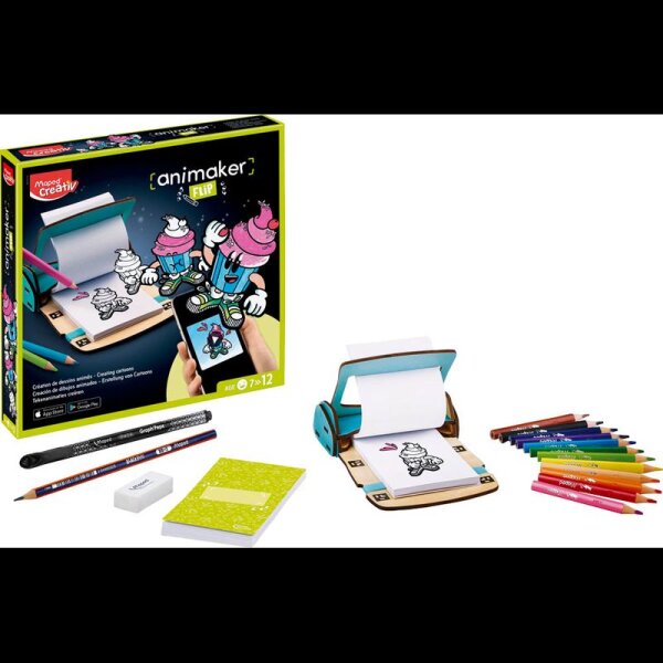 Maped® Creativ Daumenkino pop Malset farbsortiert, 1 St.