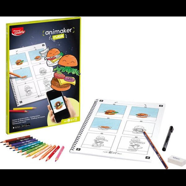 Maped® Creativ Comic-Gestalter pop Malset farbsortiert, 1 St.