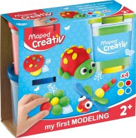 Maped® Creativ Knete Basisfarben farbsortiert, 4...