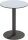 meet powered by PAPERFLOW CROSS Bistrotisch rund HPL-Platte grau 60,0 x 60,0 x 75,0 cm, 1 St.