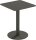 meet powered by PAPERFLOW CROSS Bistrotisch quadratisch HPL-Platte schwarz 60,0 x 60,0 x 75,0 cm, 1 St.