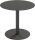 meet powered by PAPERFLOW CROSS Bistrotisch rund HPL-Platte schwarz 80,0 x 80,0 x 75,0 cm, 1 St.