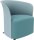meet powered by PAPERFLOW Sessel CROWN blau schwarz Stoff 73,0 x 63,5 x 69,0 cm, 1 St.