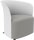 meet powered by PAPERFLOW Sessel CROWN weiß schwarz Stoff 73,0 x 63,5 x 69,0 cm, 1 St.
