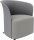 meet powered by PAPERFLOW Sessel CROWN grau schwarz Stoff 73,0 x 63,5 x 69,0 cm, 1 St.