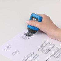 trodat Datenschutz-Rollstempel ID Protector selbstfärbend schwarz ohne Logo, 1 St.