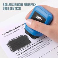 trodat Datenschutz-Rollstempel ID Protector selbstfärbend schwarz ohne Logo, 1 St.