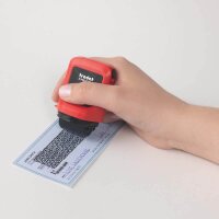 trodat Datenschutz-Rollstempel ID Protector+ selbstfärbend schwarz ohne Logo, 1 St.