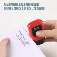trodat Datenschutz-Rollstempel ID Protector+ selbstfärbend schwarz ohne Logo, 1 St.