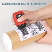 trodat Datenschutz-Rollstempel ID Protector+ selbstfärbend schwarz ohne Logo, 1 St.