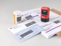 trodat Datenschutz-Rollstempel ID Protector+ selbstfärbend schwarz ohne Logo, 1 St.