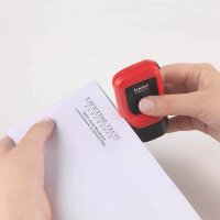 trodat Datenschutz-Rollstempel ID Protector+ selbstfärbend schwarz ohne Logo, 1 St.