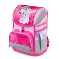JOLLY Schulranzen-Set ERGONOMIC FLEXY Kunstfaser pink