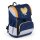 JOLLY Schulranzen-Set ERGONOMIC FLEXY Kunstfaser blau/gold