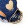 JOLLY Schulranzen-Set ERGONOMIC FLEXY Kunstfaser blau/gold