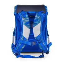 JOLLY Schulranzen-Set ERGONOMIC FLEXY Kunstfaser blau