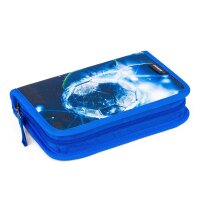 JOLLY Schulranzen-Set ERGONOMIC FLEXY Kunstfaser blau