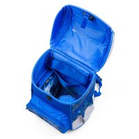 JOLLY Schulranzen-Set ERGONOMIC FLEXY Kunstfaser blau