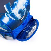 JOLLY Schulranzen-Set ERGONOMIC FLEXY Kunstfaser blau