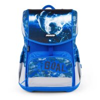 JOLLY Schulranzen-Set ERGONOMIC FLEXY Kunstfaser blau