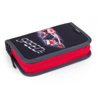 JOLLY Schulranzen-Set Classic Formula Kunstfaser schwarz/rot