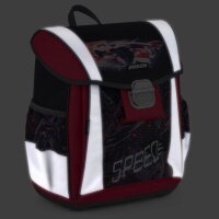 JOLLY Schulranzen-Set Classic Formula Kunstfaser schwarz/rot