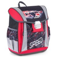 JOLLY Schulranzen-Set Classic Formula Kunstfaser schwarz/rot