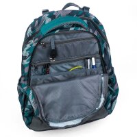 JOLLY Schulrucksack Next Gen Kunstfaser grün/schwarz