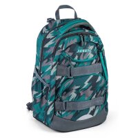 JOLLY Schulrucksack Next Gen Kunstfaser grün/schwarz