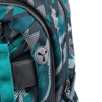 JOLLY Schulrucksack Next Gen Kunstfaser grün/schwarz