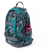 JOLLY Schulrucksack Next Gen Kunstfaser grün/schwarz