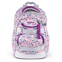 JOLLY Schulrucksack Next Gen Kunstfaser pink/ weiß