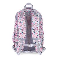 JOLLY Schulrucksack Next Gen Kunstfaser pink/ weiß