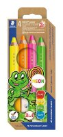 STAEDTLER 3 in1 Noris junior Buntstifte mehrfarbig, 4 St.