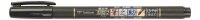 Tombow Fudenosuke Brush-Pens schwarz, 1 Set