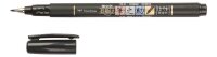 Tombow Fudenosuke Brush-Pens schwarz, 1 Set