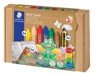 STAEDTLER Noris® junior 61 C1 Wachsmalstifte farbsortiert, 1 Set