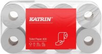 KATRIN Toilettenpapier 400 2-lagig Recyclingpapier, 48 Rollen