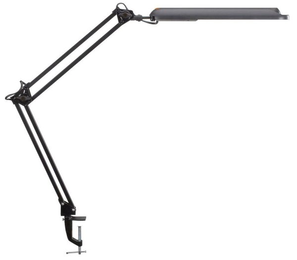 MAUL MAULatlantic LED Schreibtischlampe schwarz 6 W mit Tischklemme