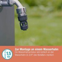 GARDENA Gartenschlauchverbinder Micro-Drip-System 13222-20 13 mm (1/2 Zoll) Wasseranschluss, 26,5 mm (G 3/4 Zoll) Gewinde, 1 St.