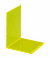 MAUL Buchstützen gelb 10,0 x 10,0 x 13,0 cm, 2 St.