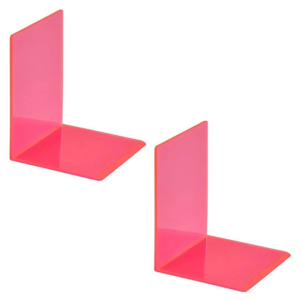MAUL Buchstützen pink 10,0 x 10,0 x 13,0 cm, 2 St.