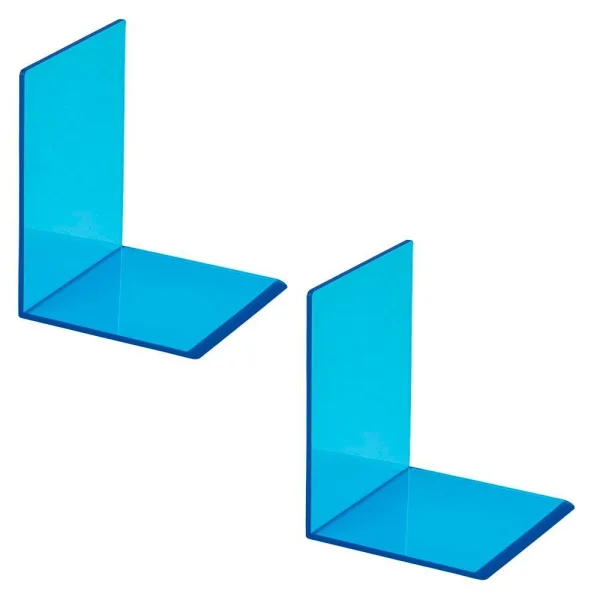 MAUL Buchstützen blau 10,0 x 10,0 x 13,0 cm, 2 St.