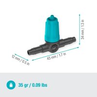 GARDENA Reihentropfer für Tropfschlauch Micro-Drip-System, 10 St.