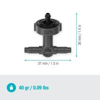 GARDENA Reihentropfer für Tropfschlauch Micro-Drip-System, 10 St.